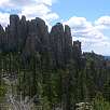 Las Cathedral Spires desde el sendero nº 4 / Hiking route Black Hills | Harney Peak | Cathedral Spires 
