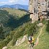 Cruzando la zona de Roques Blanques / Hiking route Camí dels Bons Homes 