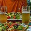 Por fin una merecida comida con cervecita! / Hiking route Camí dels Bons Homes 