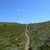 Empezamos la bajada hacia Montelhó / Hiking route Camí dels Bons Homes 