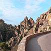 Espectaculares formaciones desde la D81
 / Hiking route Les Calanques de Piana 