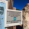 Prohibida la escalada en Los Callejones / Hiking route Los Callejones de las Majadas. Serranía de Cuenca 