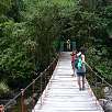 Cruzamos el segundo puente / Hiking route Catarata Gocta 