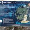 Cartel informativo de la Cara del Hombre / Hiking route Ciudad Encantada y mirador de Uña 
