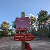 Indicadores de la zona dentro de la red Caminos Naturales - Camino natural del Júcar- / Hiking route Ciudad Encantada y mirador de Uña 