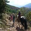 Se pueden alquilar burros para subir / Hiking route El lago de Creno 