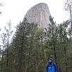 Devils Tower cara norte / Hiking route Devils Tower 