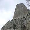 Cara sur de la Devils Tower / Hiking route Devils Tower 