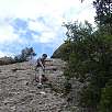 Subimos siguiendo una pequeña canaleta / Hiking route L