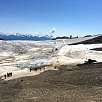 Another view of the beginning of the Tsanfleuron Glacier / Hiking route Switzerland. Visit to a glacier in Les Diablerets 