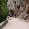 Última rampa de subida en el camino de la Santa Cova / Hiking route La Gràcia Montserrat 