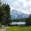 Vistas a las Tetons desde Colter Bay -inicio del camino- / Hiking route Grand Teton National Park | Por las orillas del lago Jackson 
