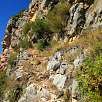 Inicio en zig zag del grau de la Guineu / Hiking route Graus de la Vilella Alta 