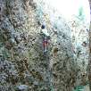 Otro detalle de los escaladores en les Escletxes / Hiking route Les Escletxes y el Puig Madrona de Collserola 
