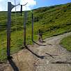 Stop number 3. “Livestock procession” ready to ring the bells / Hiking route Switzerland. Family hiking at the foot of Eiger 