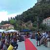 La llegada es un desfile por la alfombra roja - curioso contraste dada la pinta que llevamos- / Hiking route La Matagalls Montserrat 