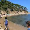 En la playa de cala Estreta / Hiking route Costa Brava | Palamós | Cala Estreta 