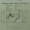 Panel indicador de la ruta / Hiking route Pasarelas del Vero 