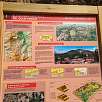 Panel informativo en el pueblo del Querforadat de los misterios geológicos de la zona / Hiking route Cadí en familia: El Querforadat  