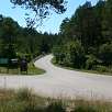 Estacionamos cerca de la entrada que da acceso al camping riera de Merlès / Hiking route Riera de Merlès 