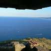 Vistas desde el interior de la caseta dels Alemanys / Hiking route Ronda de Portbou 