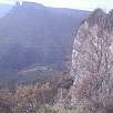 Risco de Casadevall y la Agullola al fondo / Hiking route Rupit y el risco de Casadevall 