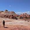 De regreso hacia Twin Buttes / Hiking route Coyote Buttes | The Wave 
