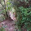 El último tramo de bajada es bastante delicado -equipado con una cuerda- / Hiking route Toll de l