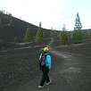 El camino está muy trazado / Hiking route Subida al volcán Samara 
