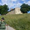 Alejándonos del Santuario de Falgars vamos a buscar el GR-4 / Hiking route Vuelta al Catllaràs y chalet de Gaudí 