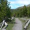 Sendero que nos conduce al géiser Imperial / Hiking route Yellowstone | Grand Prismatic Spring 