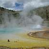 El camino continua pero nos quedamos junto al géiser Imperial / Hiking route Yellowstone | Grand Prismatic Spring 