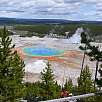 A medida que cogemos altura las vistas mejoran / Hiking route Yellowstone | Grand Prismatic Spring 
