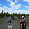 Indicadores a las Fairy Falls / Hiking route Yellowstone | Grand Prismatic Spring 