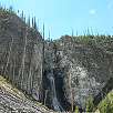 El salto de agua de 62 metros de Fairy Falls / Hiking route Yellowstone | Grand Prismatic Spring 