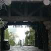Edificio que acoge el Norris Museum -entrada y salida del camino- / Hiking route Yellowstone | Norris Geyser Basin 