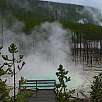 Piscina termal turquesa / Hiking route Yellowstone | Norris Geyser Basin 