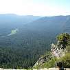 Vistas al valle de Wawona desde el Wawona Point Vista -el prado es un campo de golf- / Hiking route Yosemite | Mariposa Grove 