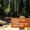 Señalización -en millas- / Hiking route Yosemite | Mariposa Grove 