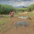 En época de lluvias o días después de haber llovido no es muy recomendable -incluso puede ser peligroso- hacer la ruta 