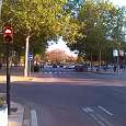 Carril Bici en la parte final de la Rambla de Marina 