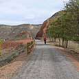 Día 1: Cerca de Teruel la vía nos deja a unos 5 km. de la ciudad 