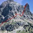 Croquis oficial de la vía ferrata 