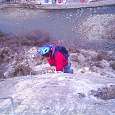 Exiting the ferrata 