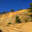 Wall of the via ferrata 
