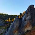Bajada de la vía ferrata con las características agujas (©Isidro Ferreras Martínez ) 