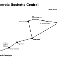 Croquis itinerario Bocchette Centrali 