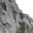 Después de ladear afrontamos otro paso vertical y aéreo 