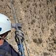 Puente nepalí de 21 metros el noveno y último del recorrido 