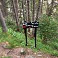 Diversion to leave the path to the CG-2 road 